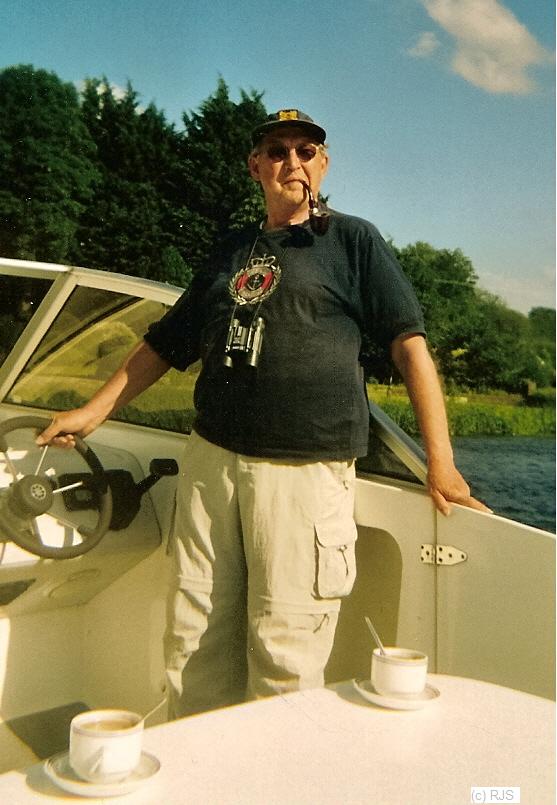 Der Autor auf einer Noble Captain bei Ardhowen (c) IWS Verlag/RJS 2010