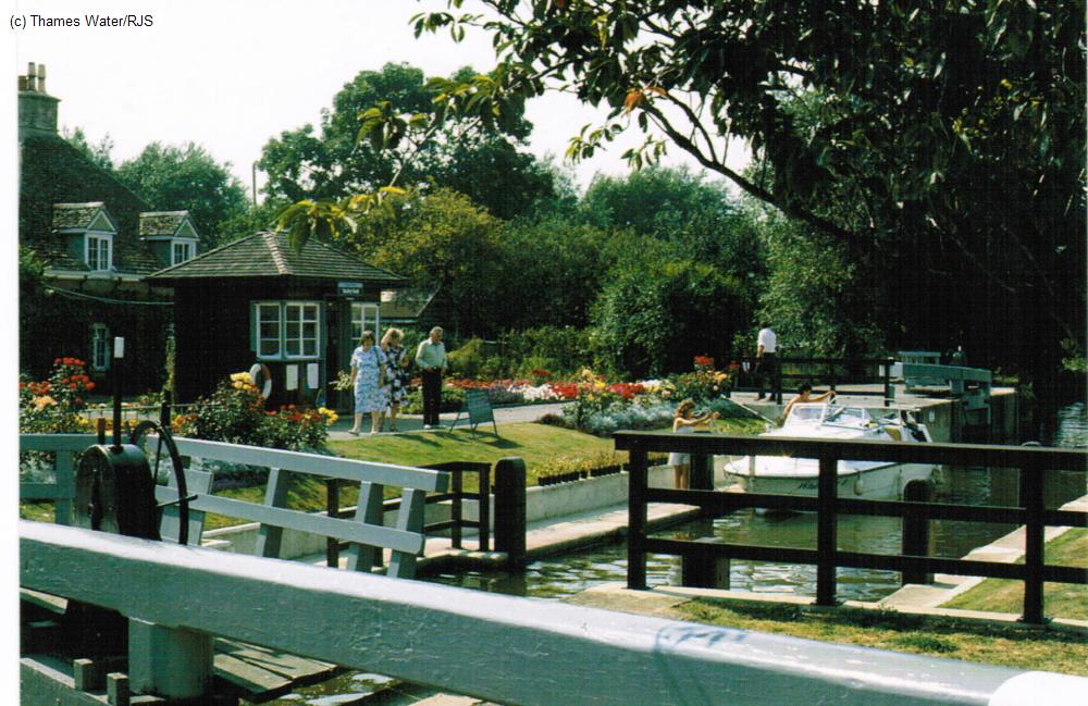 UK, River Thames (Themse), Rushey Lock (c) Thames Water/RJS