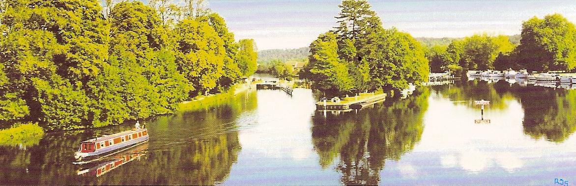 Temple Lock, River Thames, England